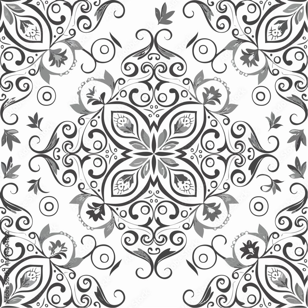 Poster seamless square abstract pattern art texture textiles and fashion 2