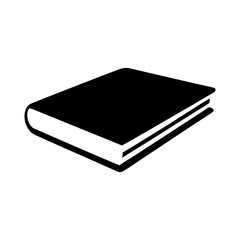 Book illustration vector graphic flat design hardcover paperback novel textbook study read