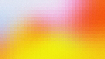 Abstract Grainy Pixelated Gradient Background with Vibrant Aurora Borealis and Retro Noise Texture