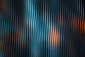 Abstract background with vertical wavy lines and warm and cool colors