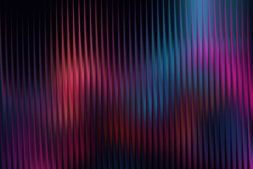 Abstract background with vertical rippled glass effect in dark colors