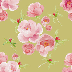 seamless pattern with roses