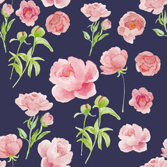 seamless pattern with roses