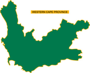 Western Cape Province map of South Africa