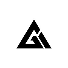 Creative minimalist logo combining letters G and A in geometric line art style, symbolizing innovation, balance, and a strong professional brand identity.