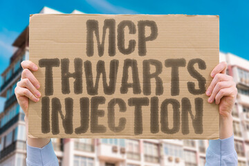 Obraz premium “MCP Thwarts Injection” Proper input validation prevents prompt injection and command escapes from agents. VALIDATION. PROMPT. HARDENING. INJECTION. PREVENT. SAFE. CONTROL.