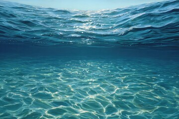 Underwater Sea Sunlight