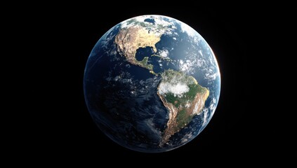 Earth from space, detailed view (1)