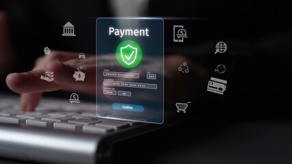 Secure online payment, safe e-commerce transactions, digital payment solutions, online financial security, and electronic payment systems ensuring smooth business continuity. Muxer
