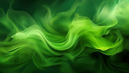 green background abstract green smoke background