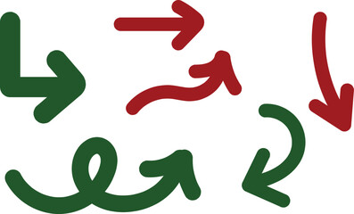 Collection of diverse arrows pointing in various directions, symbolizing choice and direction.