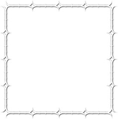 Obraz premium Vintage Ornamental Frame – Elegant White Border on a transparent background. PNG, 300 DPI