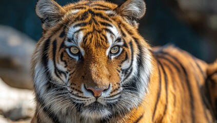 Fototapeta premium Close-up of a tiger's face (2)