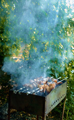 Barbecue on the grill
