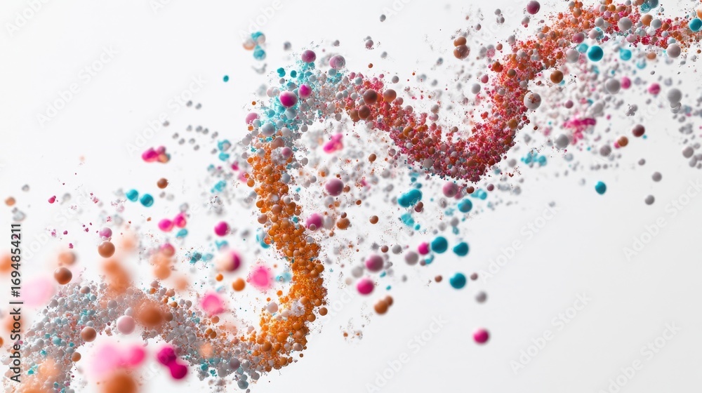 Aufkleber visualizing protein sequences in a high-tech environment a detailed analysis of molecular structures