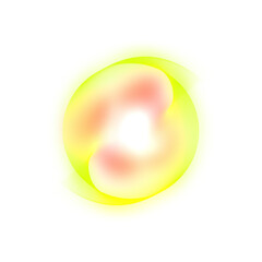 Abstract glow emanating from a futuristic vortex portal inviting a journey through space and time with neon geometric