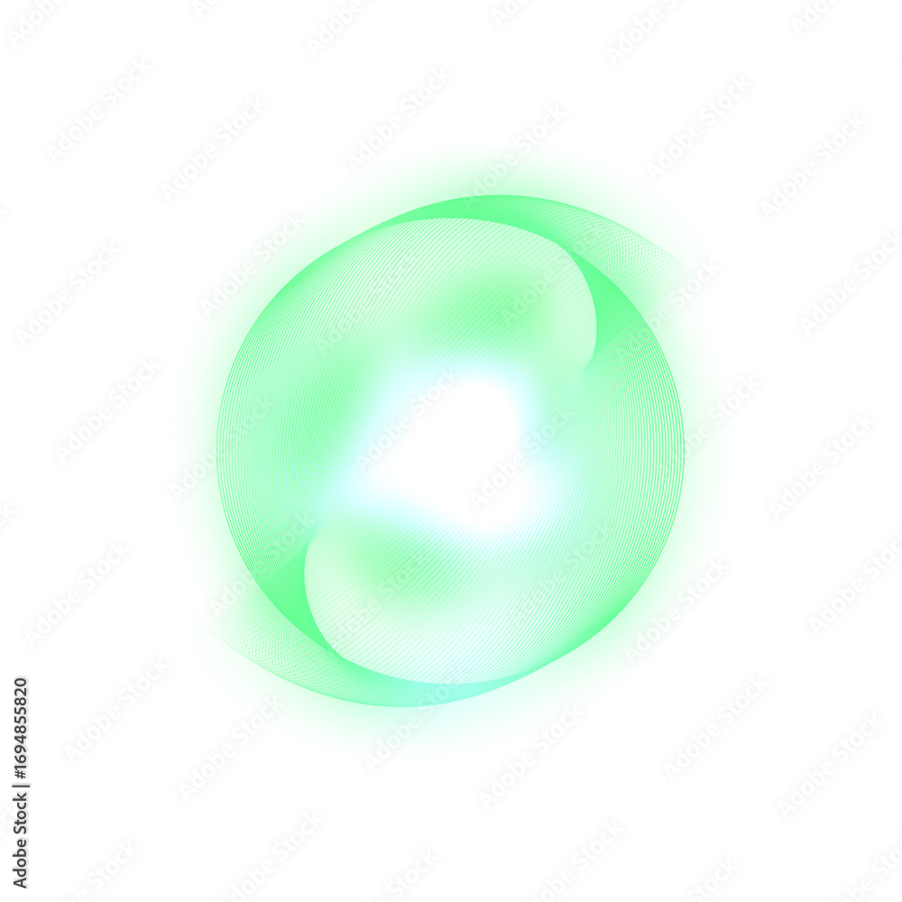 Poster a pulsating ethereal orb radiating waves of generative light symbolizes interconnectedness and energ