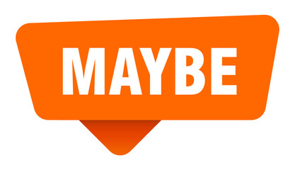 maybe sticker. maybe orange sign isolated on transpatent background