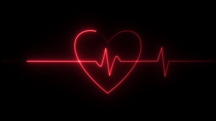a stylized representation of a heartbeat, often associated with medical monitoring and the concept of life. - Powered by Adobe