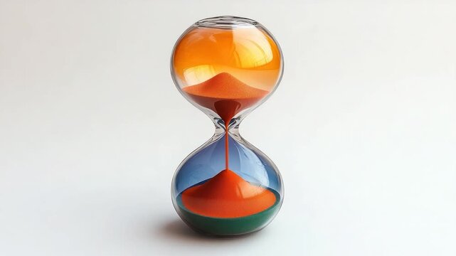 A Colorful Hourglass