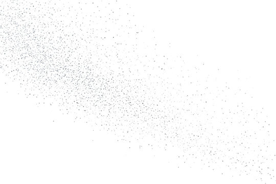 Abstract stream of shimmering particles on a transparent background, cosmic dust. Shiny scattering in the form of a stream. Star cluster. Stream of silver glitter for overlays, invitations