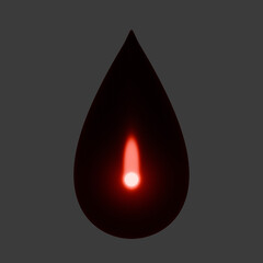 drop of blood