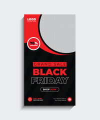 Trendy Black Friday Sale Social Media Post Design