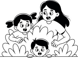 Minimalistic wave illustration in black and white with dynamic lines