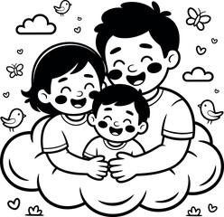 Simple and Minimalist Heart Graphics and Decorative Arc Element