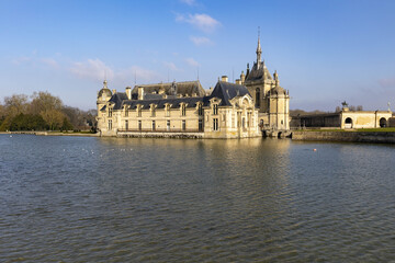 Chantilly castle, Conde museum, Chantilly, Oise, France