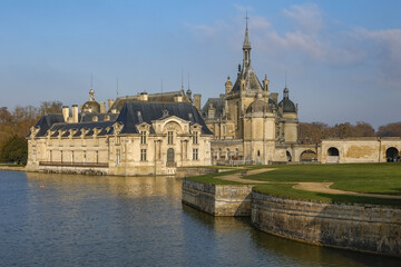 Chantilly castle, Conde museum, Chantilly, Oise, France
