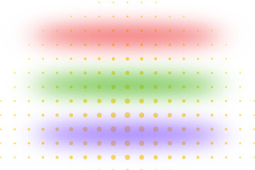 Abstract background with colorful dots and stripes isolated on transparent background