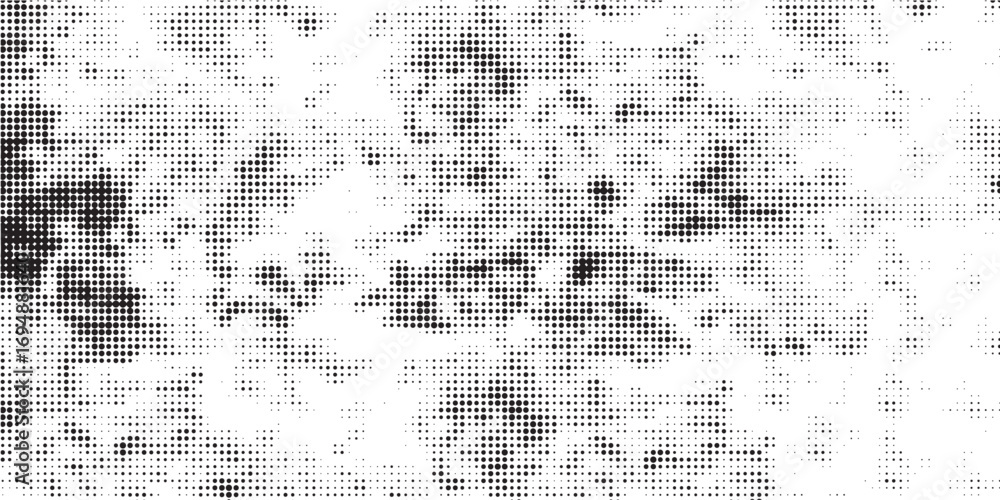 Poster black halftone gradient dot patterns background