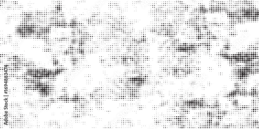 Poster black halftone gradient dot patterns background