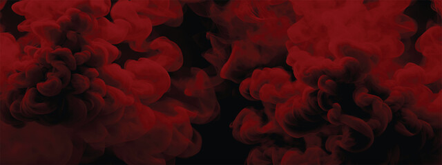 Gothic moody abstract background with crimson colored smoke haze © ShadOw