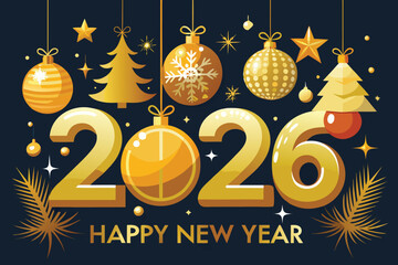Adobe Illustrator Artwork Happy new year 2026