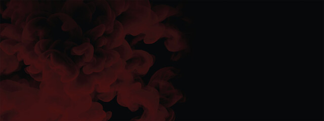 Red smoky background suitable for abstract artistic and dramatic designs