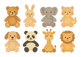 Cozy winter icons featuring mittens, scarf, hat, sled, snow globe, tree, hot cocoa, snowman