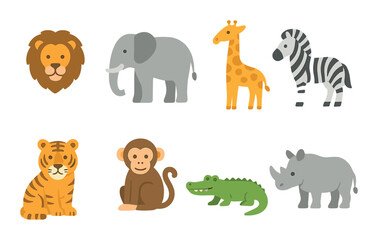 Fototapeta premium Glowing neon icons: cloud, heart, sphere, shell, feather, star, flower, water drop