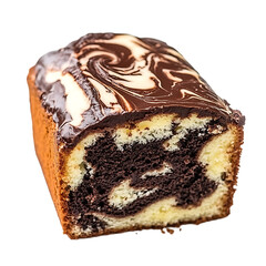 Marble Cake with Chocolate Swirl Frosting