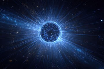 Abstract cosmic circular burst