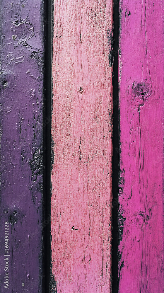 Poster grungy abstract texture with vertical purple and pink lines creating a distressed artistic backgroun