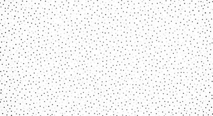A dense scattering of small black dots across a white background creating a speckled texture effect