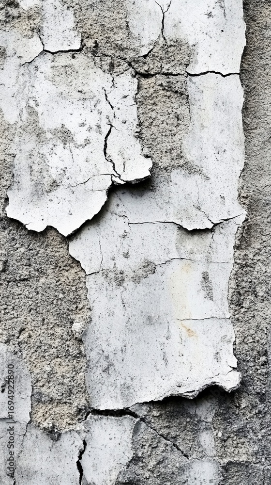 Poster cracked plaster wall texture showcasing the intricate details of peeling paint and weathered surface