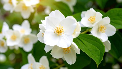 Obraz premium Close-up jasmine blossoms