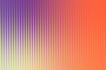 Vibrant abstract background with vertical ribbed texture in a bold purple to orange gradient, creating a dynamic and energetic visual contrast