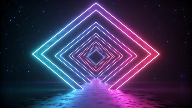 abstract background with stars