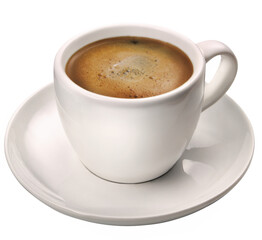 xícara de café expresso isolado em fundo transparente