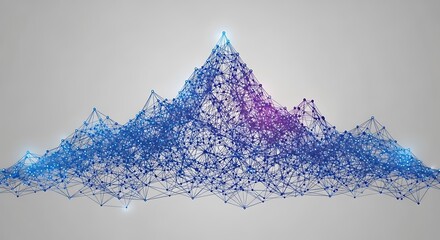 Abstract Data Mountain Range.