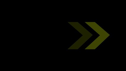 Double Chevron Arrow Symbol Olive Green graphic